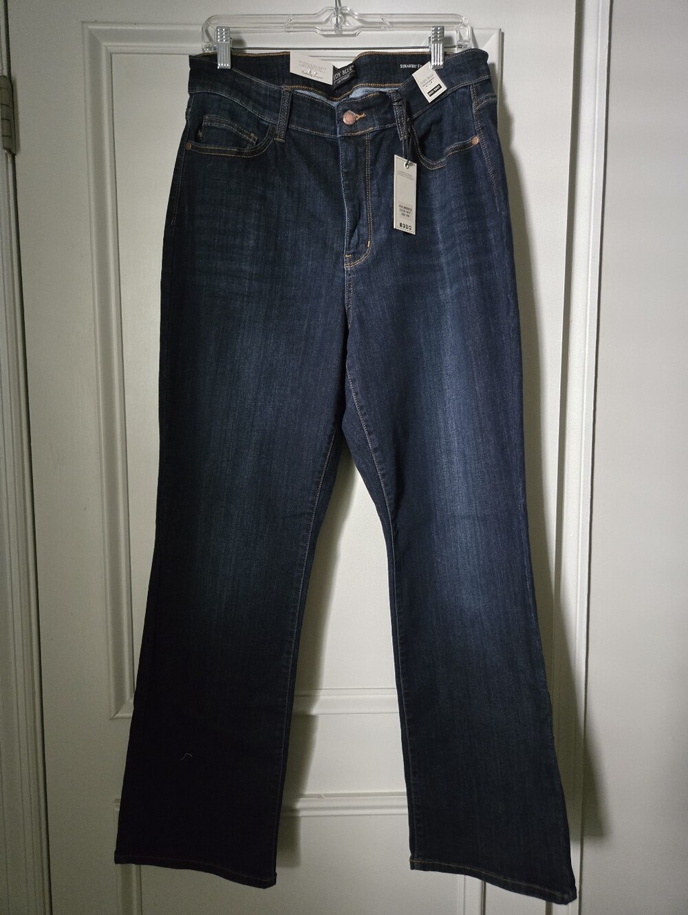 NWT Judy Blue Dark Wash Straight-Leg Jeans